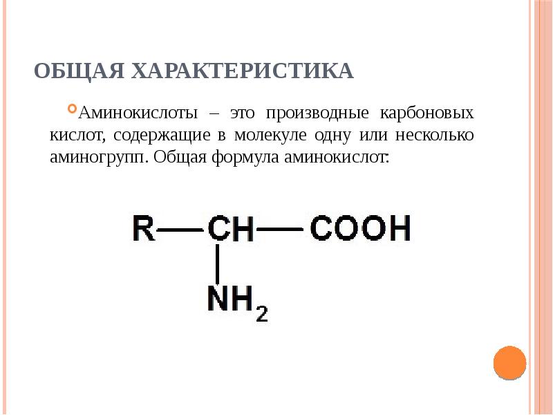 Презентация по теме аминокислоты