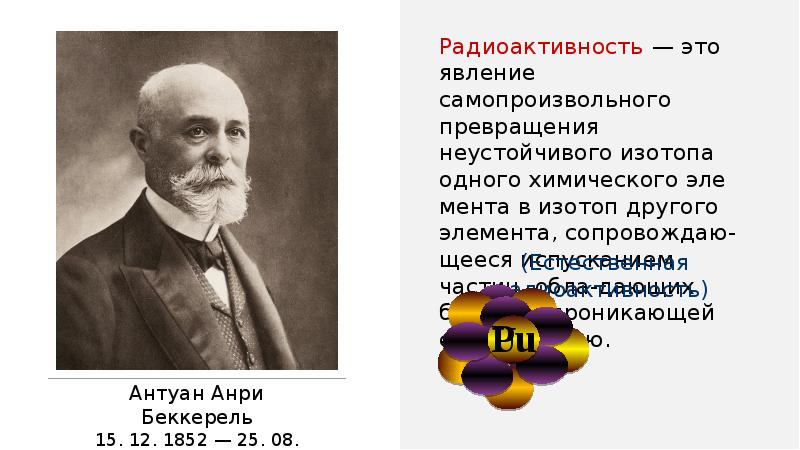 Радиоактивность как свидетельство сложного строения атома презентация физика 9 класс перышкин