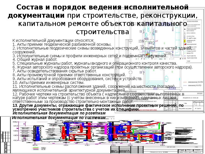 Рд исполнительная документация