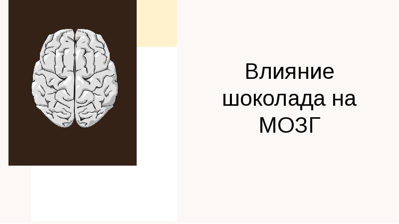 Влияние шоколада на организм человека презентация