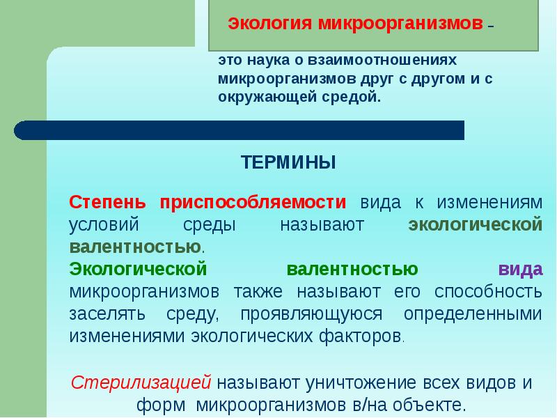 Экология микроорганизмов презентация