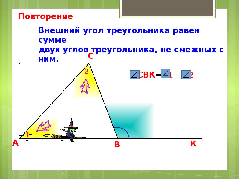 Теорема о вписанном угле презентация