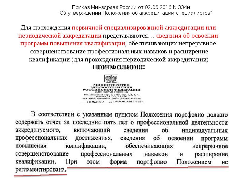 Аккредитация медицинских работников образец отчета