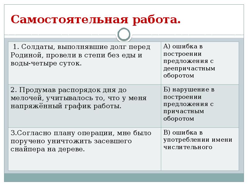 Соотнеси сочетания слов с видом связи. Продумав распорядок дня до мелочей учитывалось.