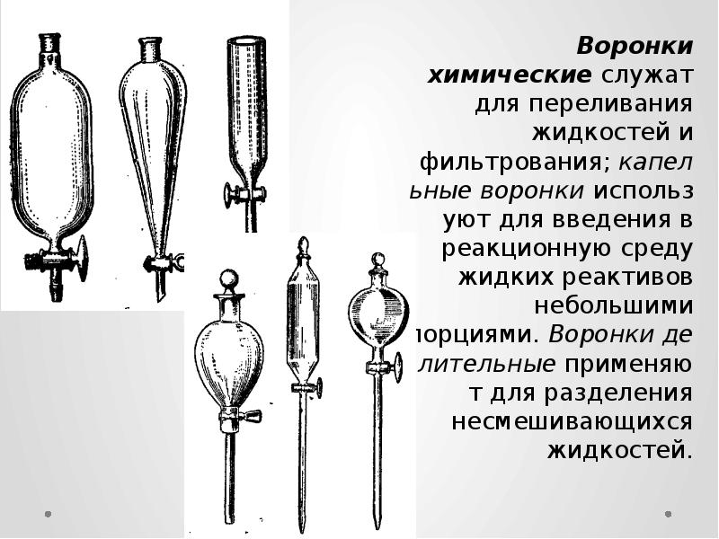 Делительная воронка схема