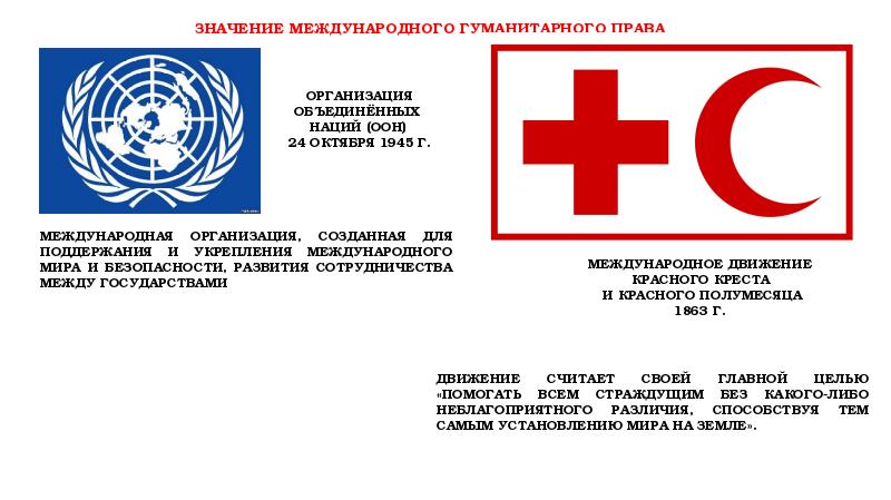 Укрепление международного. Международного гуманитарного права и ООН. Значение международных организаций. Международное гуманитарное право флаг. Означает государство международную организацию.