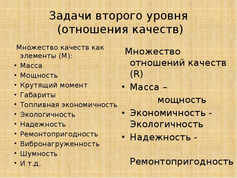 4 уровня отношений