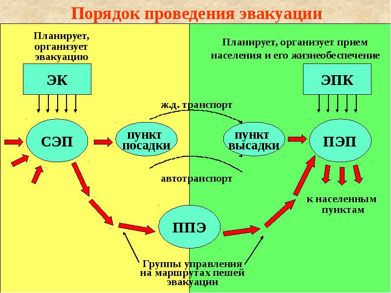 Организация и планирование эвакуации презентация