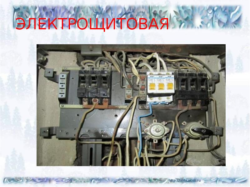 ЭЛЕКТРОЩИТОВАЯ ЭЛЕКТРОЩИТОВАЯ