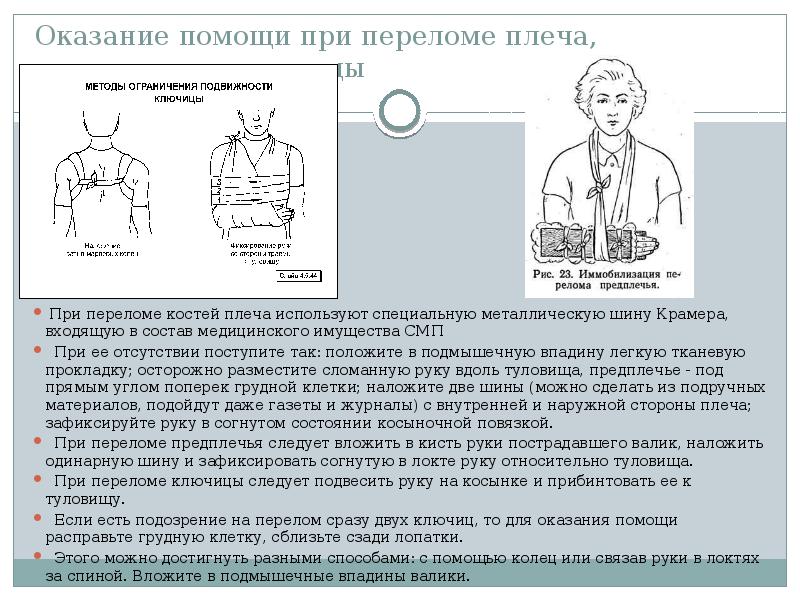 Карта вызова смп перелом ребер справа