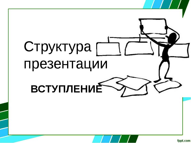 Структура презентации powerpoint