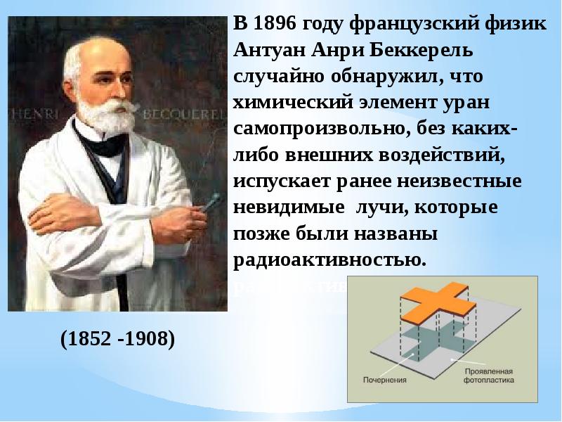 Презентация по физике 9 класс радиоактивность