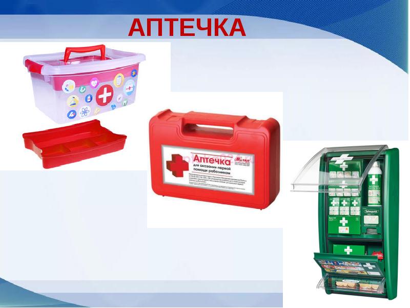 Презентация аптечка первой помощи
