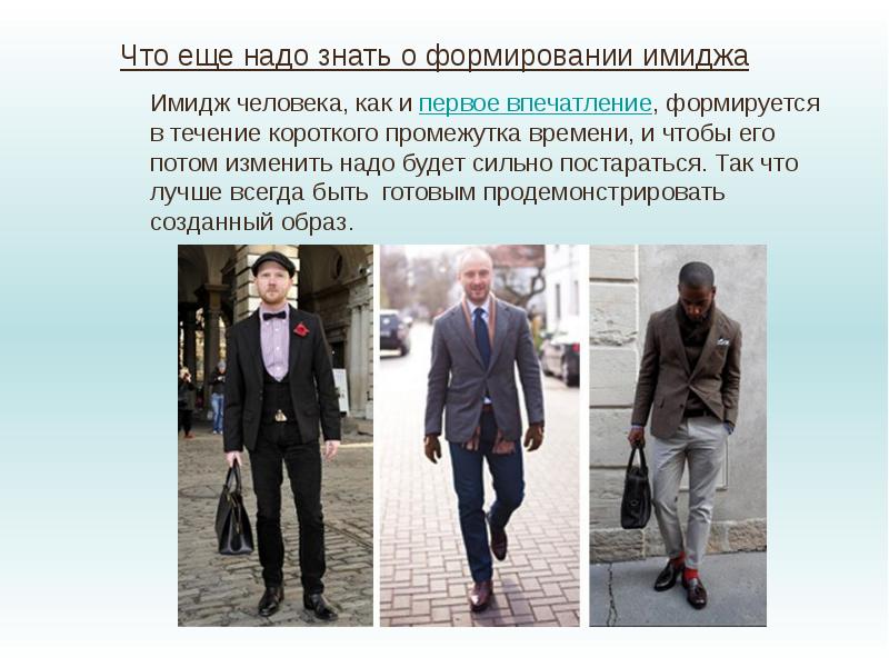 Имидж человека презентация