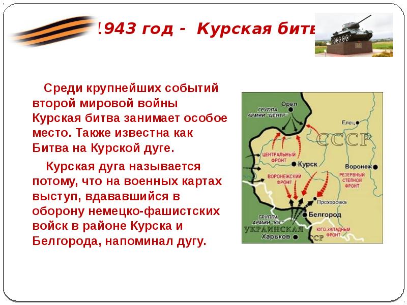 Презентация на тему курская битва 10 класс