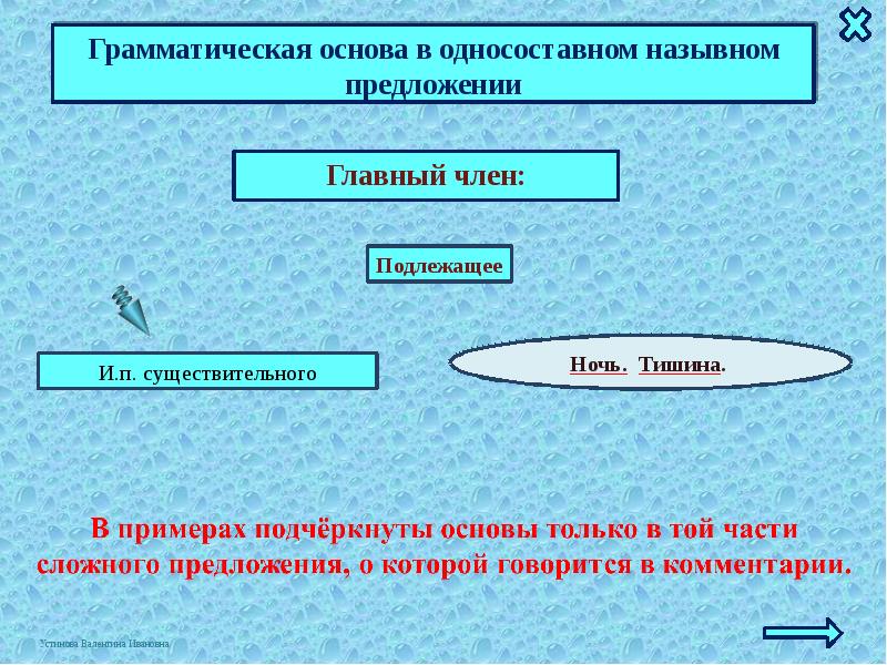 Презентация 8 класс грамматическая основа предложения