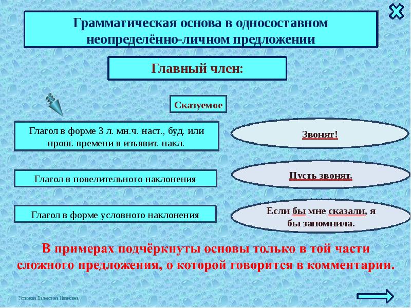 С чего начинается составление схемы грамматической основы