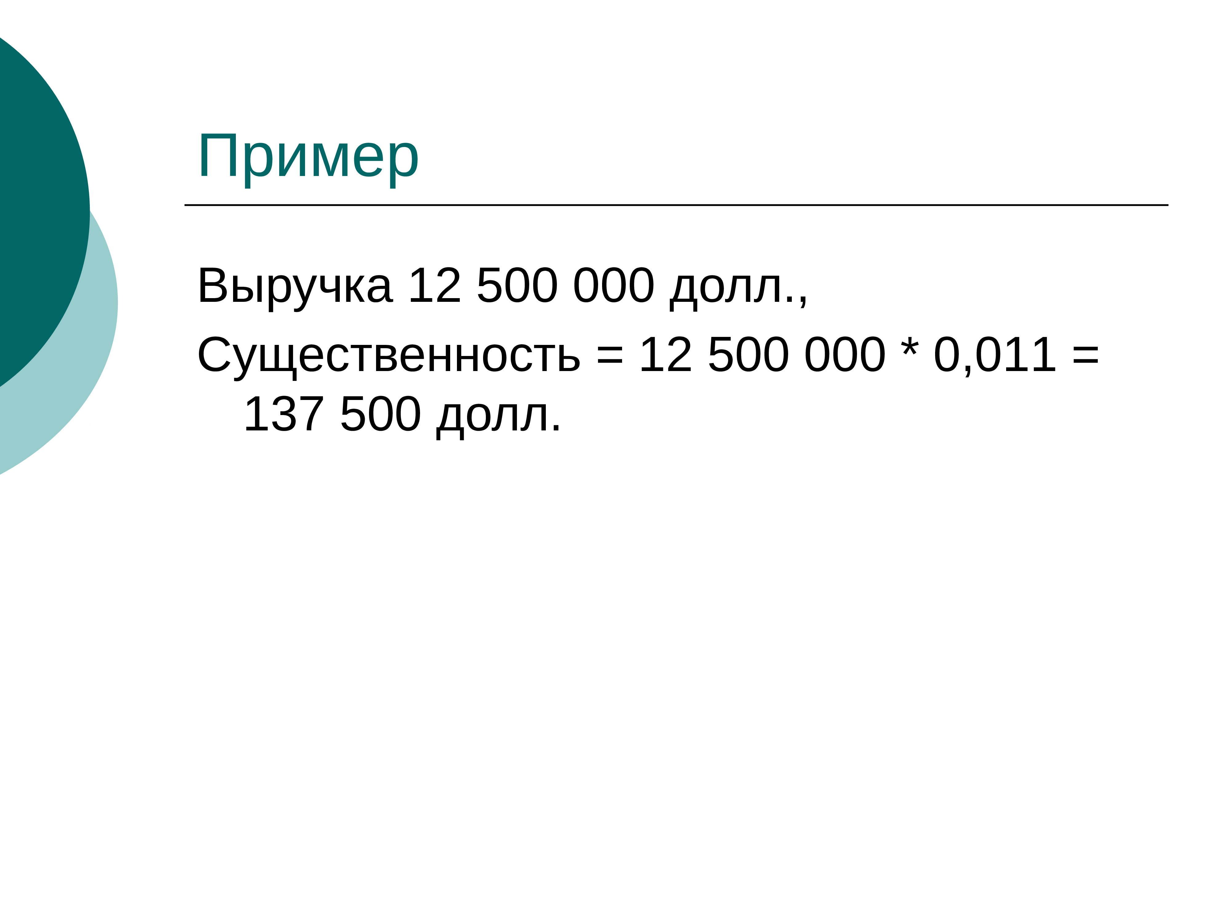 Существенность в аудите презентация