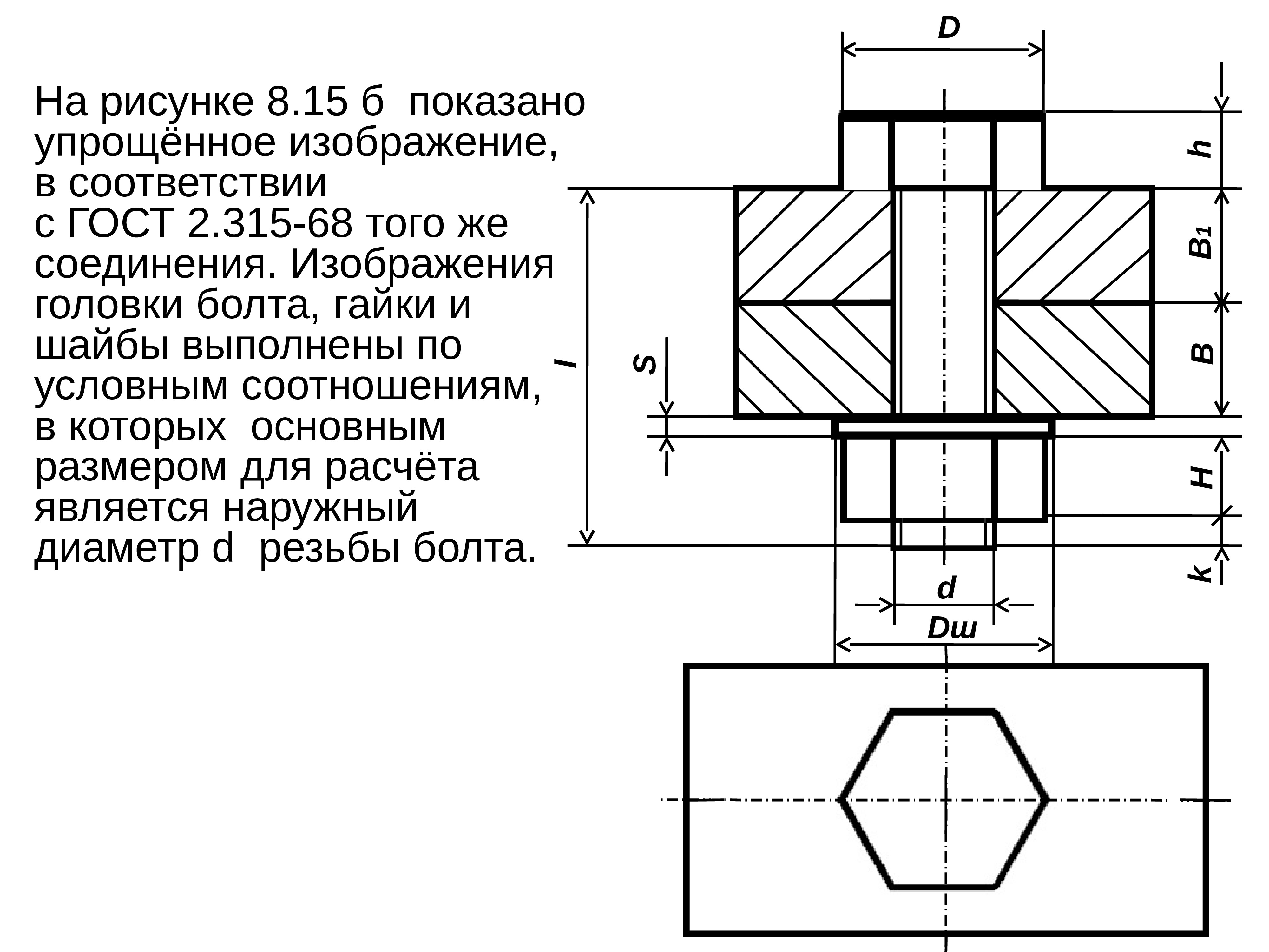 Толщина пакета болта. Толщина скрепления болтового соединения. Как считать болтовое соединение. Длина болта как считается. Минимальная длина болтового соединения м6.