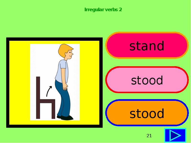 Irregular verbs 4 класс презентация