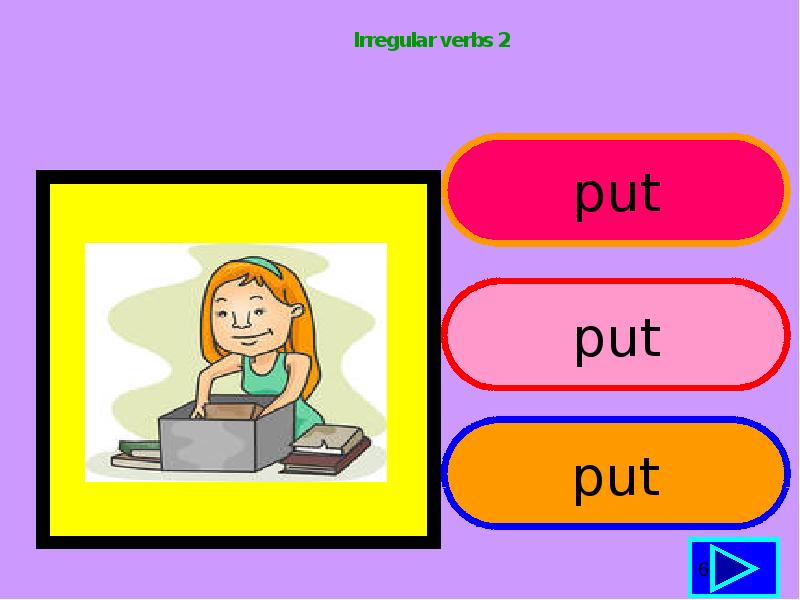 Irregular verbs 4 класс презентация