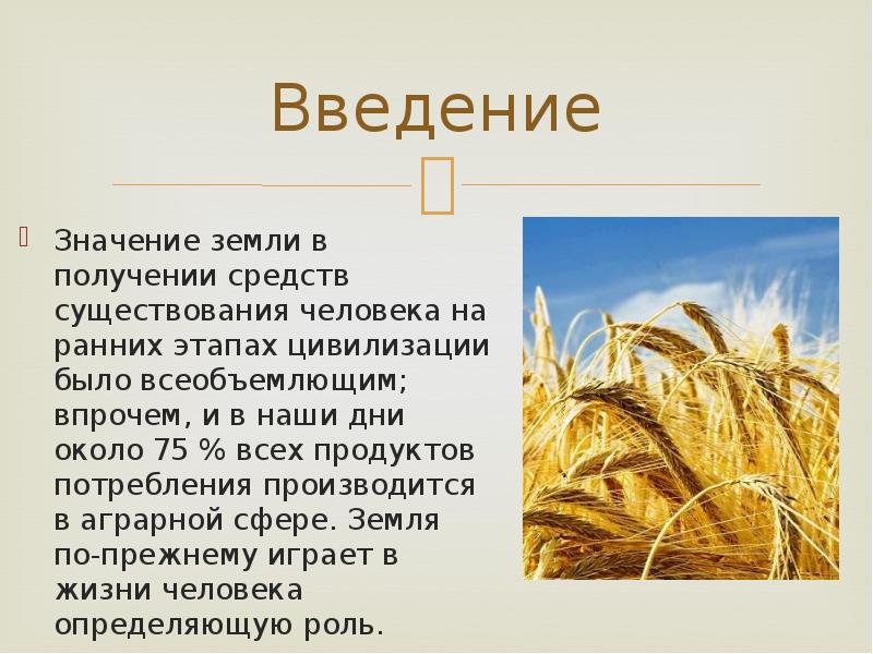 4 земли значение. Земля значение. Роль земли как средство производства. Какая Главная особенность земли как средства производства?. Введение смысл.