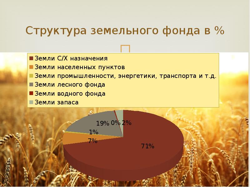 Земельные фонды страны