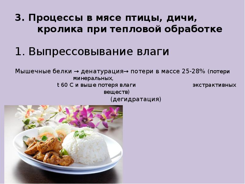 Технология приготовления блюд из мяса и птицы презентация 6 класс