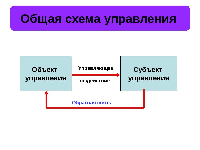 Объектами управления называют. Общая схема управления. Субъект и объект управления. Объект и субъект управления схема. Объект и субъект менеджмента схема.