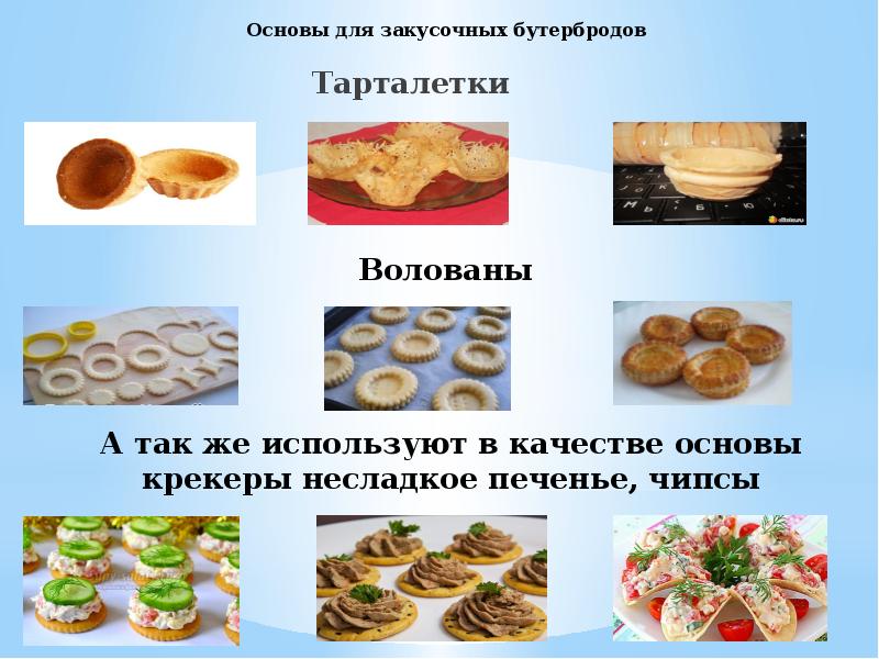 Волованы с икрой технологическая карта