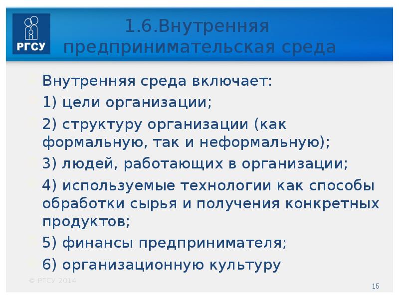 Включи среда. Внутренняя предпринимательская среда. Внутренняя среда предпринимательской деятельности. Элементы внутренней предпринимательской среды. Подсистемы внутренней предпринимательской среды.