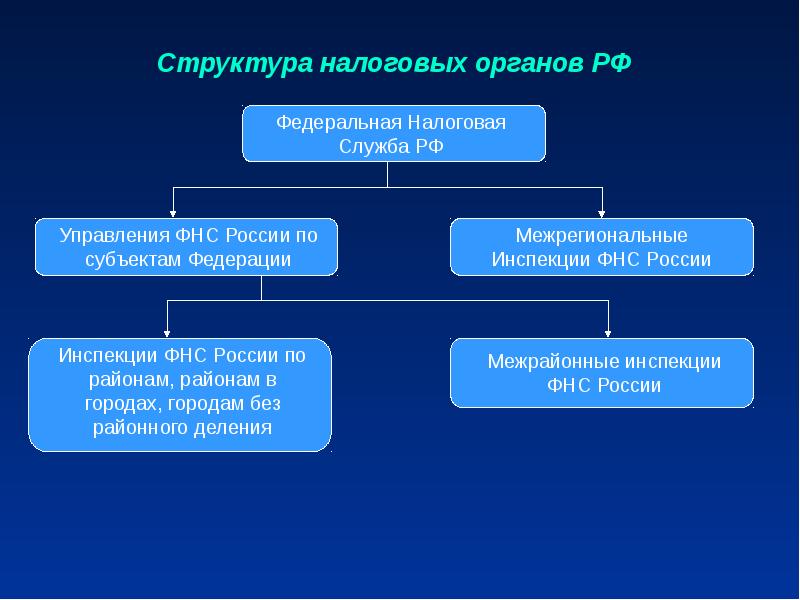 Налоговые органы презентация