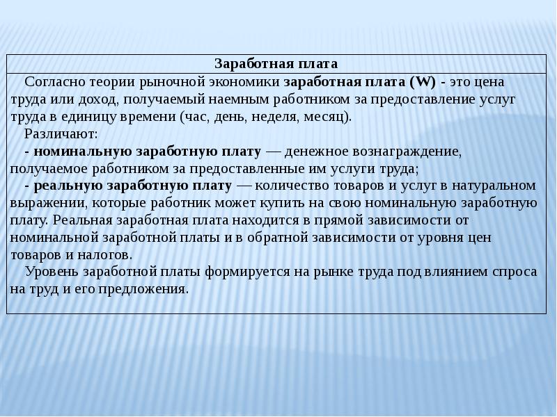 Презентация на тему распределение доходов 8 класс