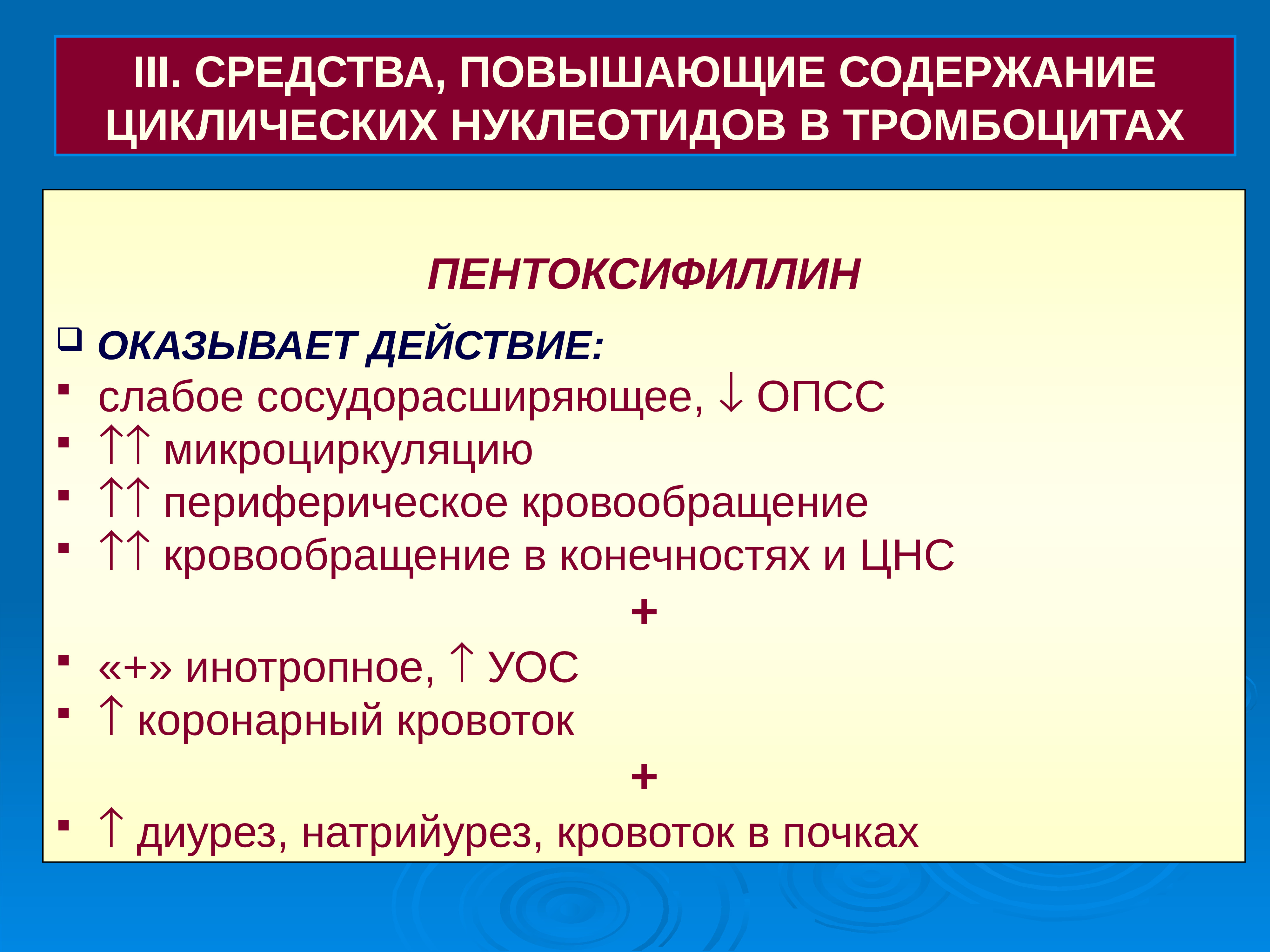 Средства влияющие на кровь презентация