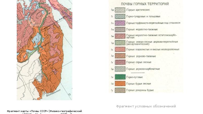 Почвенная карта мурманской области