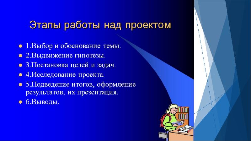 Этапы работы в проекте