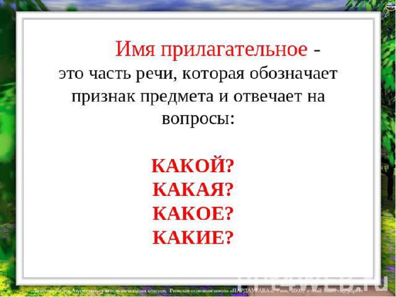 Обобщение знаний по курсу русского языка за 2 класс презентация