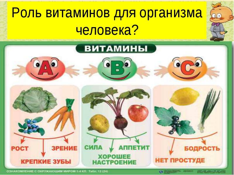 Презентация почему полезно есть овощи и фрукты презентация 1 класс окружающий мир плешаков