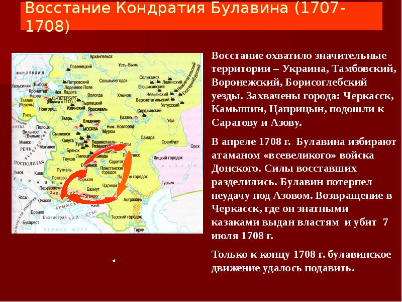 Основные события и итоги астраханского восстания