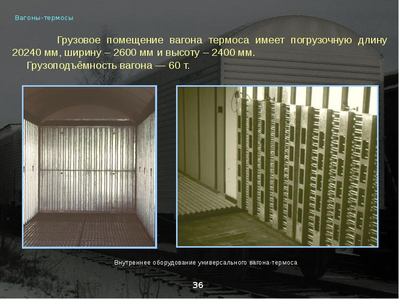 Помещение вагона. Грузовое помещение вагона термоса. Изотермический вагон изнутри. Грузоподъемность изотермического вагона. Вагон термос изнутри.