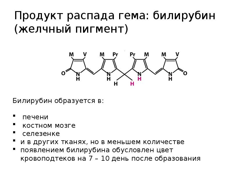 Желчные пигменты кала