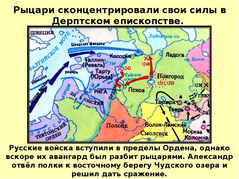 Борьба северо западной руси против экспансии с запада 6 класс презентация