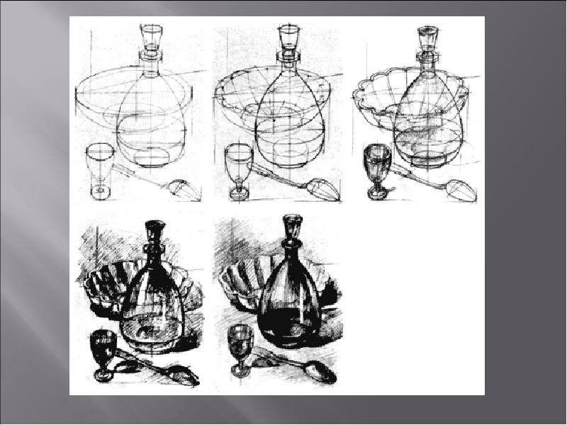 Последовательность ведения академического рисунка