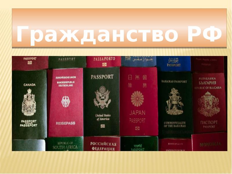 Гражданство рф презентация 7 класс