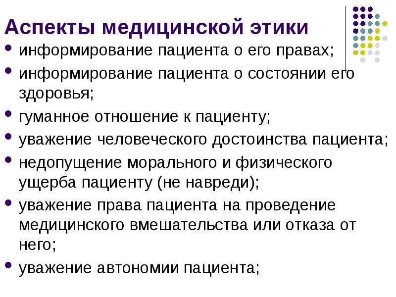 Уважение человеческого достоинства пациента презентация