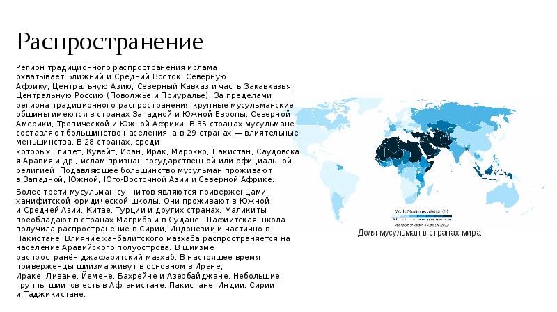 Территория ислама. Распространение Ислама. Распространение Ислама по территории России. Распространение мусульманства. Регионы распространения Ислама.