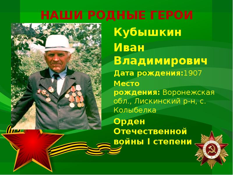 Героев родные глаза