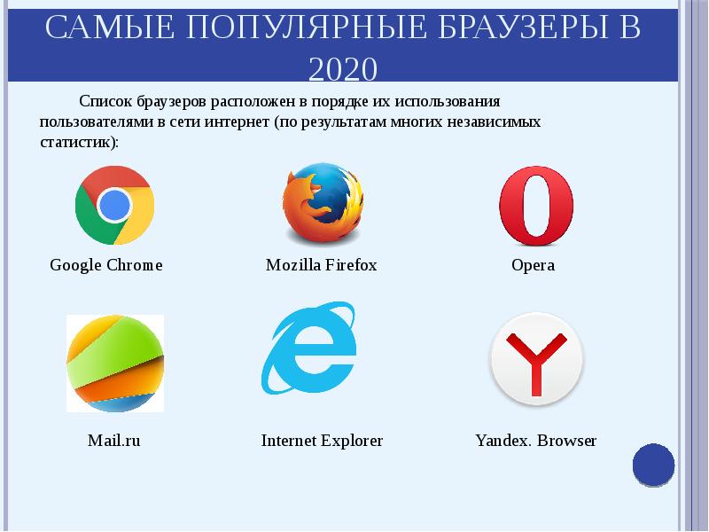 Какой из перечисленных браузеров является встроенным в операционную систему windows