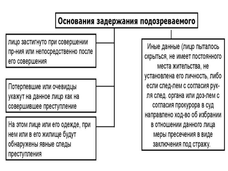 Тактика задержания криминалистика презентация