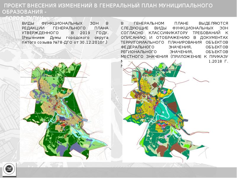 Проект внесения изменений в генеральный план